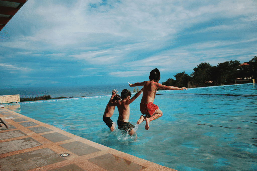 swimming